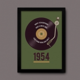 Thumbnail 6 - Personalised 70th Birthday Print Feat. Retro Record & Year