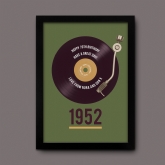 Thumbnail 3 - Personalised 70th Birthday Print Feat. Retro Record & Year