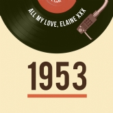 Thumbnail 4 - Personalised 70th Birthday Print Feat. Retro Record & Year
