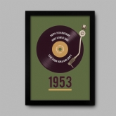Thumbnail 6 - Personalised 70th Birthday Print Feat. Retro Record & Year