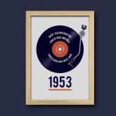 Thumbnail 7 - Personalised 70th Birthday Print Feat. Retro Record & Year