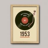 Thumbnail 8 - Personalised 70th Birthday Print Feat. Retro Record & Year