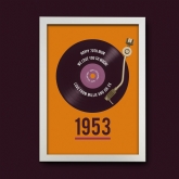 Thumbnail 9 - Personalised 70th Birthday Print Feat. Retro Record & Year
