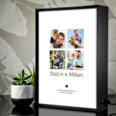Thumbnail 1 - Dad in a Million Personalised Photo Light Box