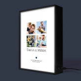 Thumbnail 10 - Dad in a Million Personalised Photo Light Box