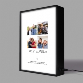 Thumbnail 6 - Dad in a Million Personalised Photo Light Box