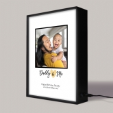 Thumbnail 8 - Daddy & Me Personalised Photo Light Box