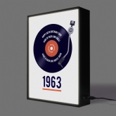 Thumbnail 8 - Personalised 60th Birthday Retro Record Light Box