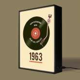 Thumbnail 9 - Personalised 60th Birthday Retro Record Light Box