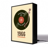 Thumbnail 10 - Personalised 60th Birthday Retro Record Light Box
