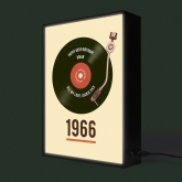 Thumbnail 6 - Personalised 60th Birthday Retro Record Light Box
