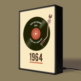 Thumbnail 9 - Personalised 60th Birthday Retro Record Light Box