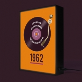 Thumbnail 4 - Personalised 60th Birthday Retro Record Light Box