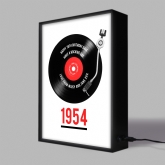 Thumbnail 5 - Personalised 70th Birthday Retro Record Light Box