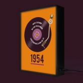 Thumbnail 8 - Personalised 70th Birthday Retro Record Light Box
