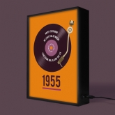 Thumbnail 9 - Personalised 70th Birthday Retro Record Light Box