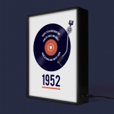 Thumbnail 4 - Personalised 70th Birthday Retro Record Light Box