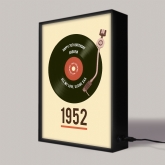 Thumbnail 6 - Personalised 70th Birthday Retro Record Light Box