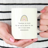 Thumbnail 2 - Personalised Rainbow Design Teacher Mug