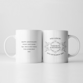 Thumbnail 2 - Personalised Pair Of Twentieth Anniversary Mugs