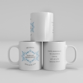 Thumbnail 3 - Personalised Pair of Sapphire Anniversary Mugs