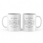 Thumbnail 4 - Personalised Pair of First Anniversary Mugs