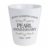 Thumbnail 3 - Personalised Pearl Wedding Anniversary Plant Pot