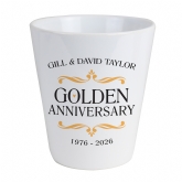Thumbnail 4 - Personalised Golden Wedding Anniversary Plant Pot