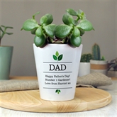 Thumbnail 1 - Personalised Daddy Plant Pot