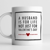 Thumbnail 3 - Personalised Husband For Life Valentine's Day Mug