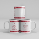 Thumbnail 2 - Personalised Always My Valentine Mug