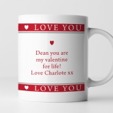 Thumbnail 4 - Personalised Always My Valentine Mug