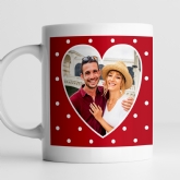 Thumbnail 2 - Personalised For My Valentine Heart Photo Mug