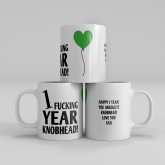 Thumbnail 10 - Personalised 1 Year Rude Anniversary Mug