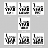 Thumbnail 2 - Personalised 1 Year Rude Anniversary Mug