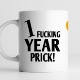 Thumbnail 4 - Personalised 1 Year Rude Anniversary Mug