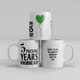 Thumbnail 10 - Personalised 5 Year Rude Anniversary Mug