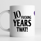 Thumbnail 4 - Personalised 10 Year Rude Anniversary Mug