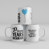 Thumbnail 8 - Personalised 20 Year Rude Anniversary Mug