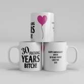 Thumbnail 10 - Personalised Rude 30th Anniversary Mug