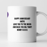 Thumbnail 6 - Personalised Rude 35th Anniversary Mug