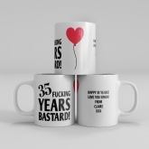Thumbnail 9 - Personalised Rude 35th Anniversary Mug