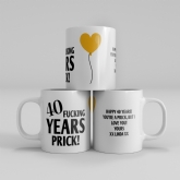 Thumbnail 9 - Personalised Rude 40th Anniversary Mug