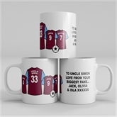 Thumbnail 4 - Personalised Football Family Mug