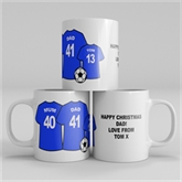 Thumbnail 5 - Personalised Football Family Mug