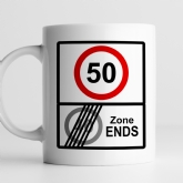 Thumbnail 2 - Personalised Zone Ends 50th Birthday Mug