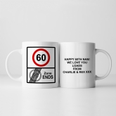 Thumbnail 6 - Personalised Zone Ends 60th Birthday Mug