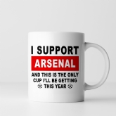 Thumbnail 3 - Personalised Football Supporter Mug