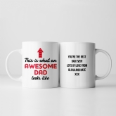 Thumbnail 1 - Personalised Awesome Dad Mug