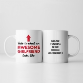 Thumbnail 4 - Personalised Awesome Girlfriend Mug